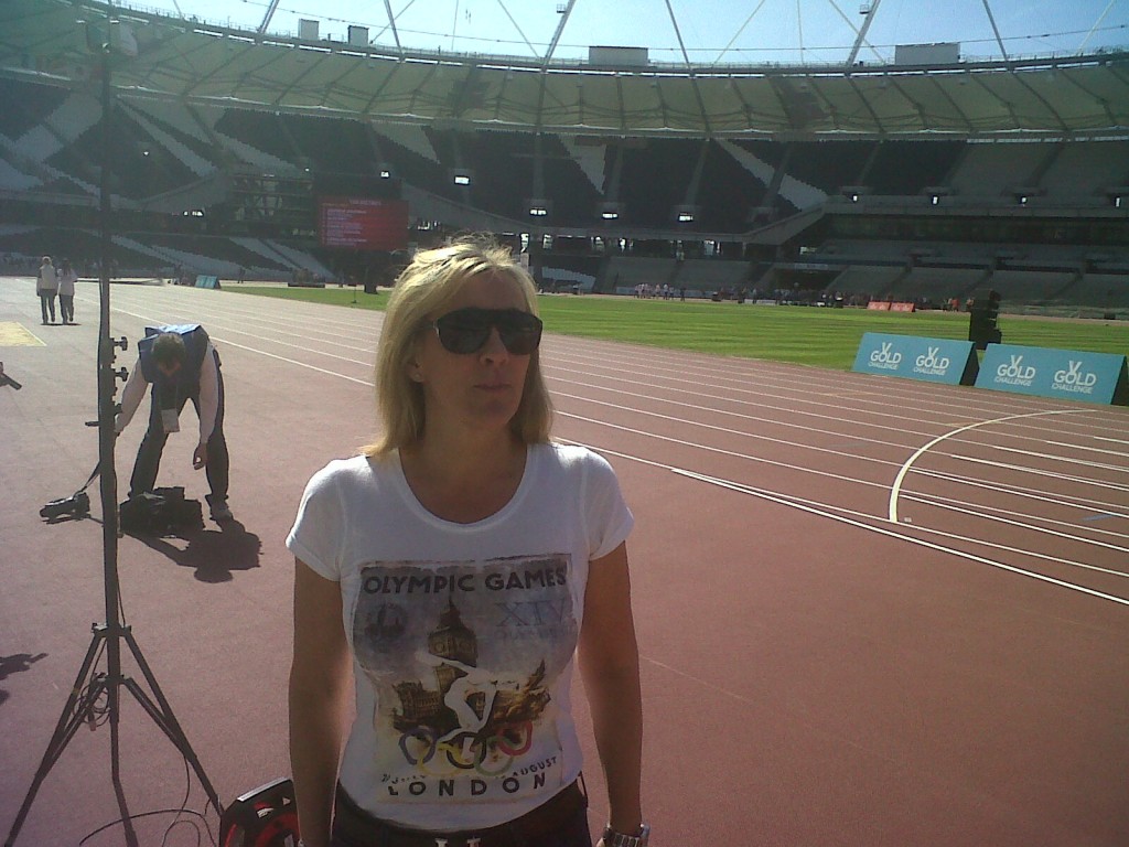 EMMA AT THE OLYMPIC STADIUM